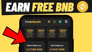 BEST WEBSITE 🔥TO EARN BNB COIN🤑  WITHOUT ANY INVESTMENT  WITHDRAW YOUR WALLET [upl. by Macmahon]