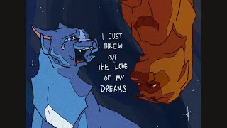 I JUST THREW OUT THE LOVE OF MY DREAMS  Bluestar and Oakheart Warrior Cats MV [upl. by Adehsar]