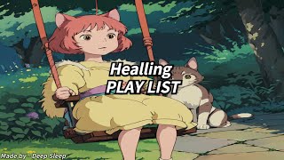 Playlist l Ghibli Jazz l healing [upl. by Wager]