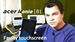 Tablet Acer Iconia B1A71 with faulty touchscreen [upl. by Korey]