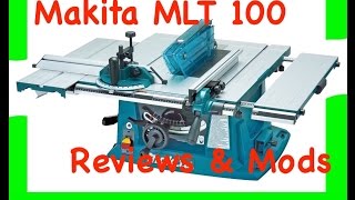 Makita MLT100 portable Contractors site Table saw review and modifications [upl. by Siuraj]