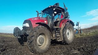 Case ih maxxum 110lemken opal 2017 [upl. by Ahsinad]