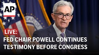 LIVE Federal Reserve Chair Jerome Powell testifies before Congress [upl. by Yllim]