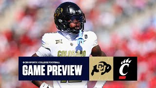 College Football Week 9 Colorado at Cincinnati Game preview  Experts share their predictions [upl. by Adnilg]