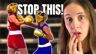 Horrifying Man VS Woman Boxing in the Olympics [upl. by Einapets]