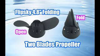 Flipsky 48quot Two Blade Folding Propeller is coming [upl. by Anitsuga]