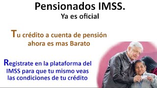 Nuevo Beneficio para Pensionados IMSS 2022 [upl. by Redmond85]