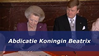 Abdicatie Koningin Beatrix 2013 [upl. by Elleron220]