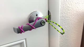 Deadbolt Knot for your Hotel Room [upl. by Dabbs780]