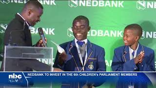 Nedbank commits to supporting Childrens Parliament members  nbc [upl. by Hgieloj]