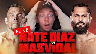 ðŸ”´Nate Diaz vs Jorge Masvidal 2 LIVESTREAM WATCH PARTY  SMOKED [upl. by Occor387]