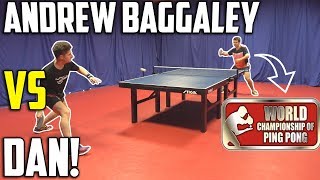 World Ping Pong Champion vs TableTennisDailys Dan [upl. by Darlleen777]