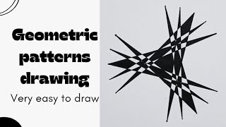 how to draw geometric patterns  geometrical chart drawing  Sacred geometry  Mandala art [upl. by Kirred79]