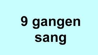 9 gangen sang [upl. by Bert258]