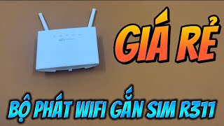 BỘ PHÁT WIFI TỪ SIM 3G4G R311 TRUY CẬP 32 THIẾT BỊ  LẮP CHO OTO KHÁCH VĂN PHÒNG CAMERA [upl. by Ainotna750]