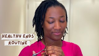 DUSTING NATURAL HAIR ENDS  How to dust your natural hair for healthy hair ends [upl. by Orva]