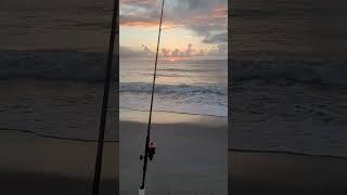 Beautiful sunrise at Cocoa Beach tight lines [upl. by Rosetta]