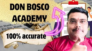 HOW TO FIL THE FORM WITH 100 ACCURACYDONBOSCO ACADEMY PATNA 2024 [upl. by Anihta]