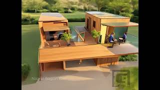 Low Cost Wooden House Design [upl. by Nibot]