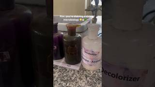 Microbiology staining🦠🧫 MBBS 2nd year medschool medstudent mbbs medico vims neet ytshorts [upl. by Anor603]