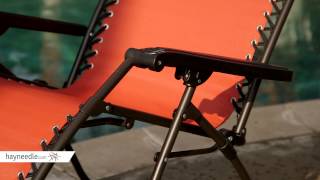 Caravan Canopy Zero Gravity Lounge Chair  Product Review Video [upl. by Gruver]