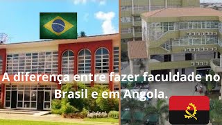 A diferença entre fazer faculdade no Brasil e em Angola [upl. by Eiramnna]