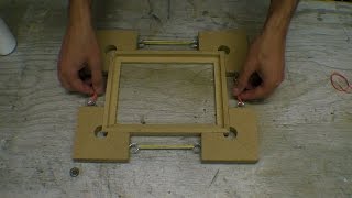 Handmade MDF Picture Frame  Moulding  Mitring  Glass Cutting [upl. by Attenaej]