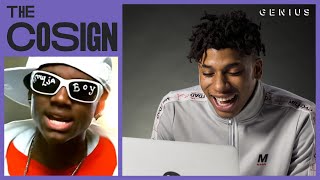 NLE Choppa Reacts To Southern Rap Classics Soulja Boy OutKast Three 6 Mafia  The Cosign [upl. by William]