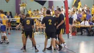 AIC first VI volleyball 2014  St Laurences College vs Marist College Ashgrove [upl. by Acirretahs631]