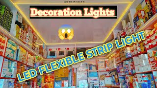 LED STRIP LIGHTS UNBOXING  Decoration Lights  led flexible strip light light strip led bulb [upl. by Atazroglam]