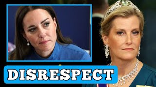 DISRESPECT‼️Duchess Sophie makes an Insulting gesture as Princess Kate returns amid cancer recovery [upl. by Ivens]