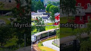 Flam Railway Norways Most Scenic Train Ride Shorts Travel Norway WanderingWednesday Trains [upl. by Stefania]