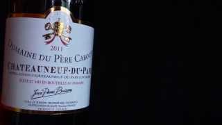 Châteauneuf du Pape Domaine du Père Caboche Blanc  Yapp Brothers One Minute Review [upl. by Aivuy]