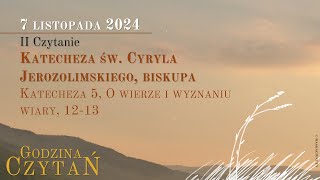 GodzinaCzytań  II Czytanie  7 listopada 2024 [upl. by Ysied]