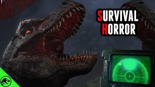 New Jurassic Park Inspired Survival Horror Game Coming Soon  DEATHGROUND [upl. by Atteuqihc]