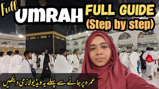 UMRAH GUIDE Step By Step 2024🕋  Umrah k liye kon se Gate  Need to know before UMRAH  Umrah 2024🕋 [upl. by Ahsemac552]