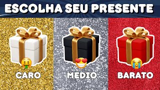 ESCOLHA SEU PRESENTE 🎁 BRANCO PRETO VERMELHO CHOOSE YOU GIFT 🎁 ELIGE TU REGALO [upl. by Dor]