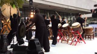 Shinnyo Taiko at Lincoln Center Lantern Floating for Peace [upl. by Eisdnyl]