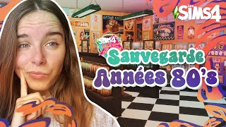 Une SAUVEGARDE sur les ANNÉES 80s   Sauvegarde Sims 4 🏠 [upl. by Emlen]