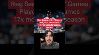 PLAYOFF STATS IN BASEBALL ARE MISLEADING shorts mlbplayoffs lebron jeter brady mlb nba nfl [upl. by Loveridge116]