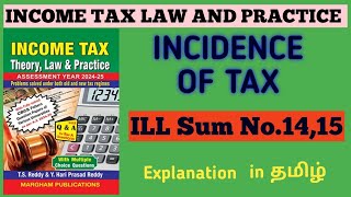 ill SUM NO 1415 INCIDENCE OF TAXATION Other exercises  Explanation in TAMIL [upl. by Yeneffit435]