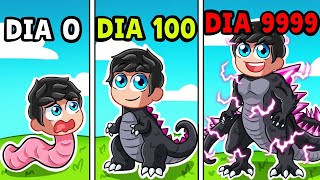 Pasé 100 Días EVOLUCIONANDO en Roblox [upl. by Stirling]