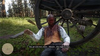 RDR2  This mans face was skinned alive [upl. by Danita902]