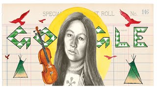 ZitkalaSa  Native American  Google Doodle for American writer ZitkalaSa [upl. by Hudgens142]