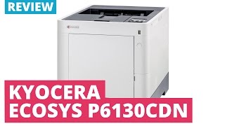 Kyocera ECOSYS P6130CDN A4 Colour Laser Printer [upl. by Sullivan]