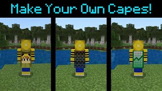 How To MAKE CAPES For Minecraft Bedrock Edition Windows 10 [upl. by Sheff]