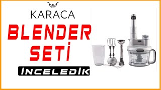 Karaca blender seti kullanımı Karaca Flamingo Tetikli Mutfak Robotu Silver nasıl kullanılır [upl. by Assillam]