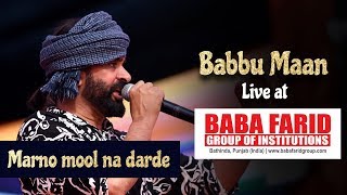 Babbu Maan Live  Vibgyor 2k19  BFGI Bathinda [upl. by Aelaza30]