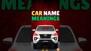 Meanings of car names 🤔 ridewars [upl. by Nwaf912]