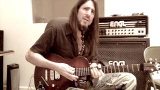 Bumblefoot recording lead guitars to song Women Rule the World [upl. by Nelluc]